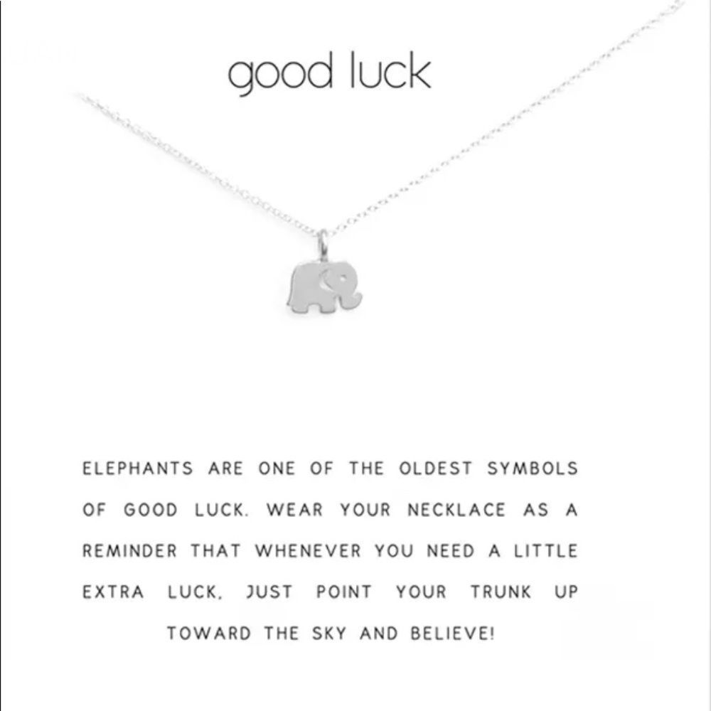 Good Luck Elephant Necklace